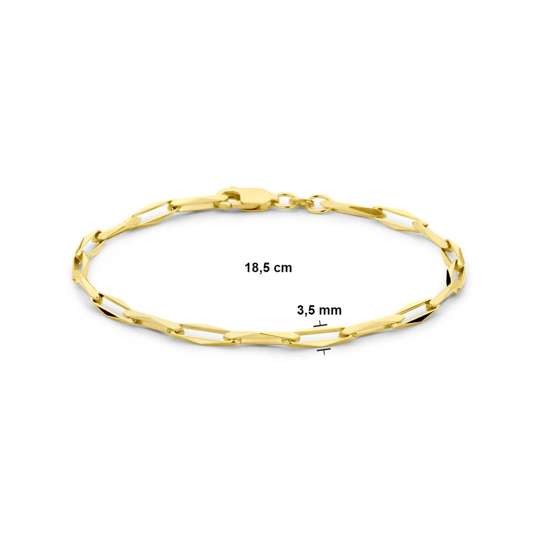 Goldarmband Damen geschlossen für immer massiv 14K
