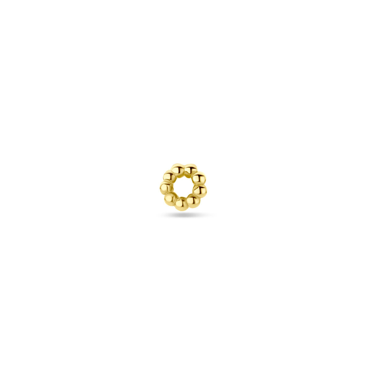 Ohrhänger mit kleinen Kugeln, 4,5 mm, aus 14K Gelbgold