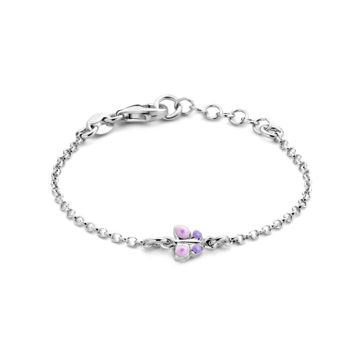 Armband Schmetterling 11 + 2 cm Silber rhodiniert