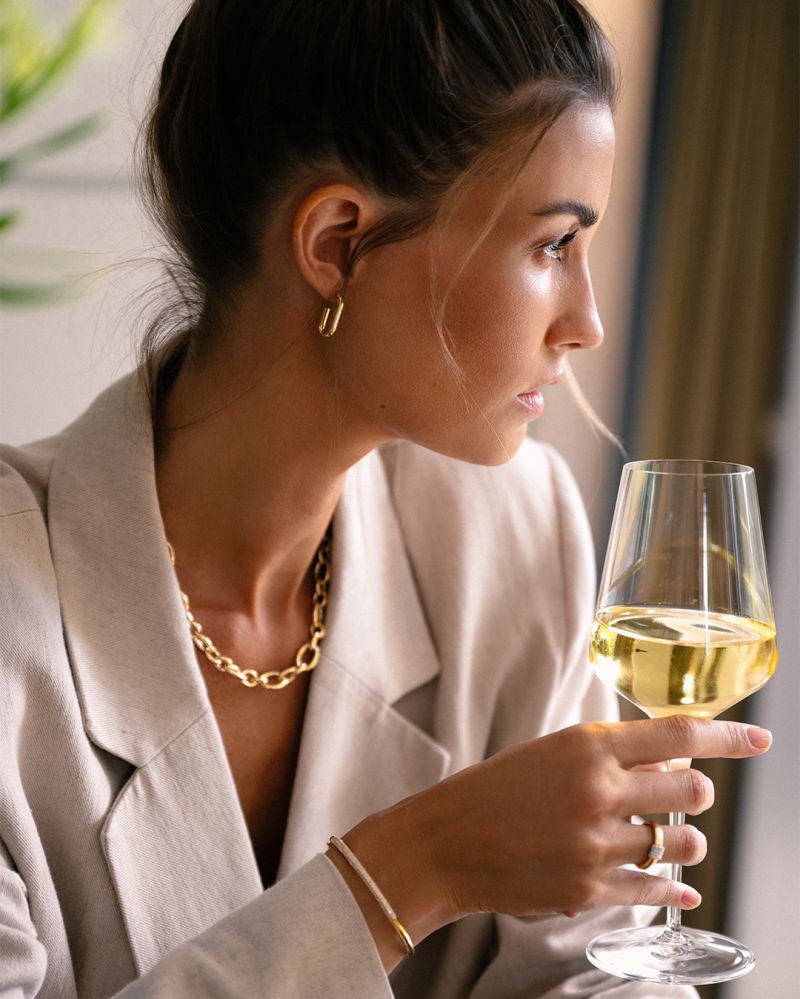 Gelbgoldener Armreif mit Diamant im Pavé-Design – 14 Karat Gold, 1.02 Karat Diamant, Luxusarmreif für Damen