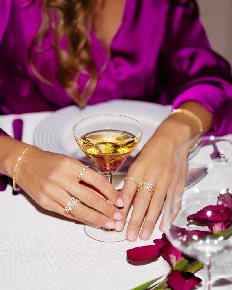 Gelbgold-Tennisarmband mit Baguette- und Brillantschliff-Diamanten – 14 Karat Gold, 1,90 Karat Diamant, Luxusarmband für Damen