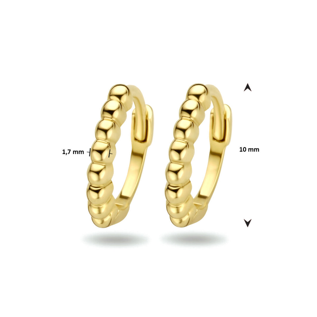 Ohrhänger Kugeln 14K Gelbgold