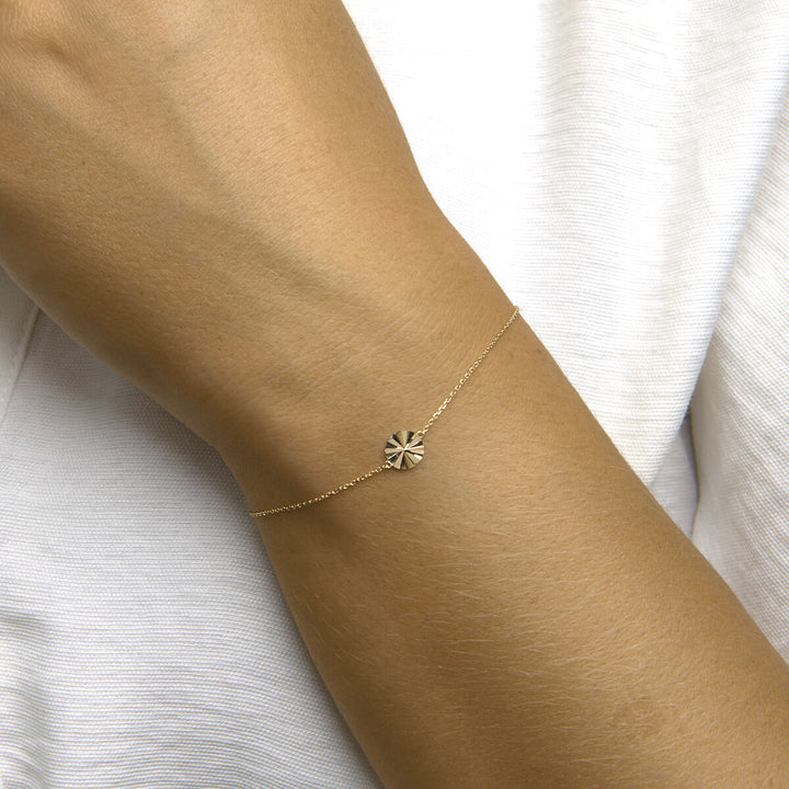 Armband rund 16,5 - 17,5 - 18 cm 14K Gelbgold