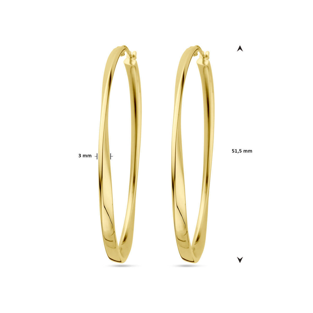 Ohrringe 14K Gelbgold