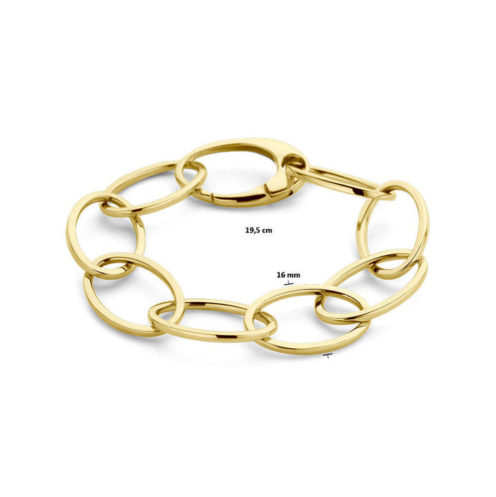 Armband 16 mm 19,5 cm 14K Gelbgold