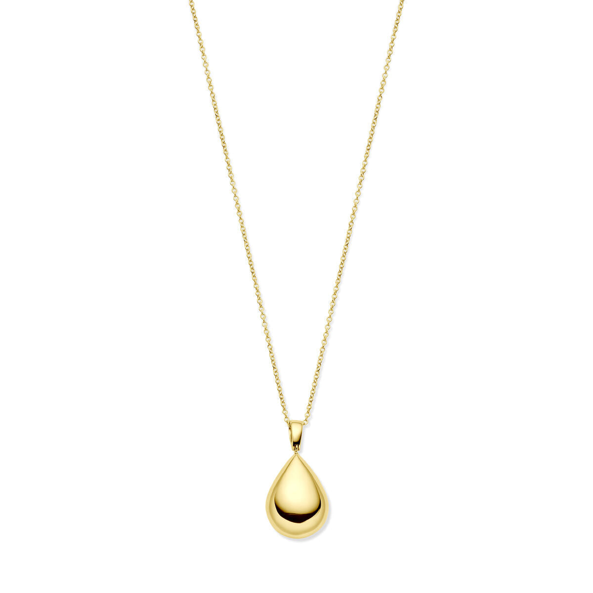 Halskette Tropfen 45 cm 14K Gelbgold