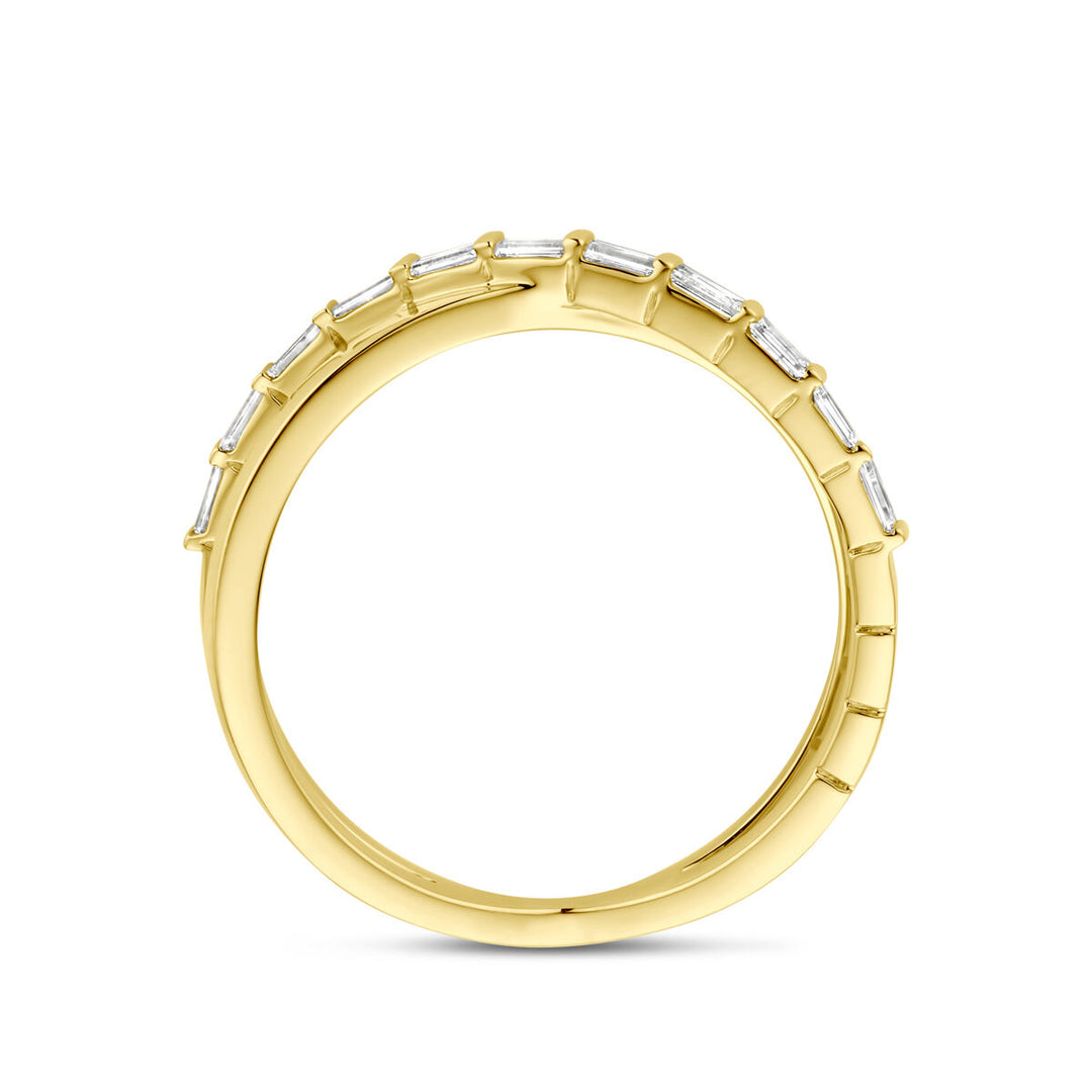 Ring Diamant 0.22ct H SI 14K Gelbgold