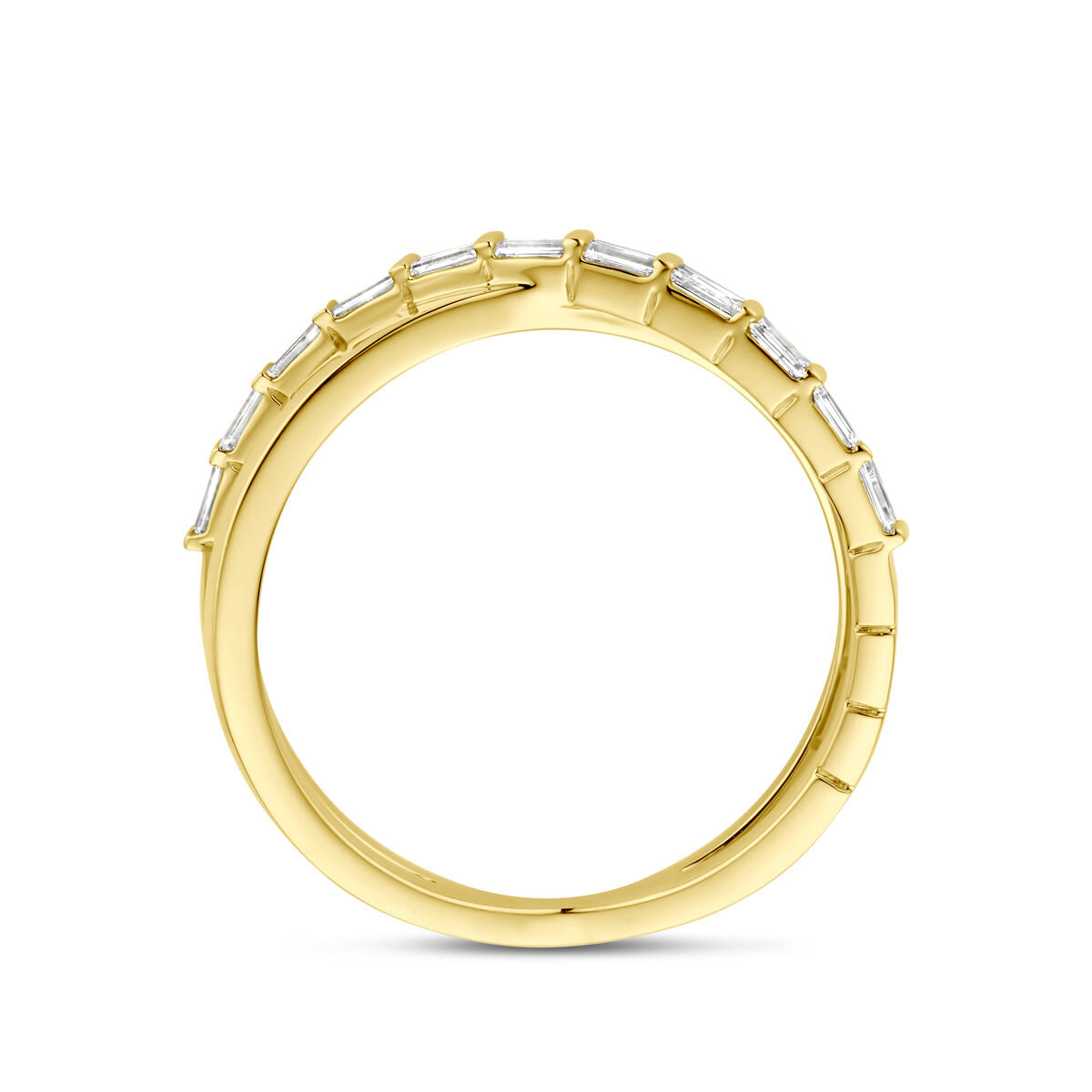 Ring Diamant 0.22ct H SI 14K Gelbgold