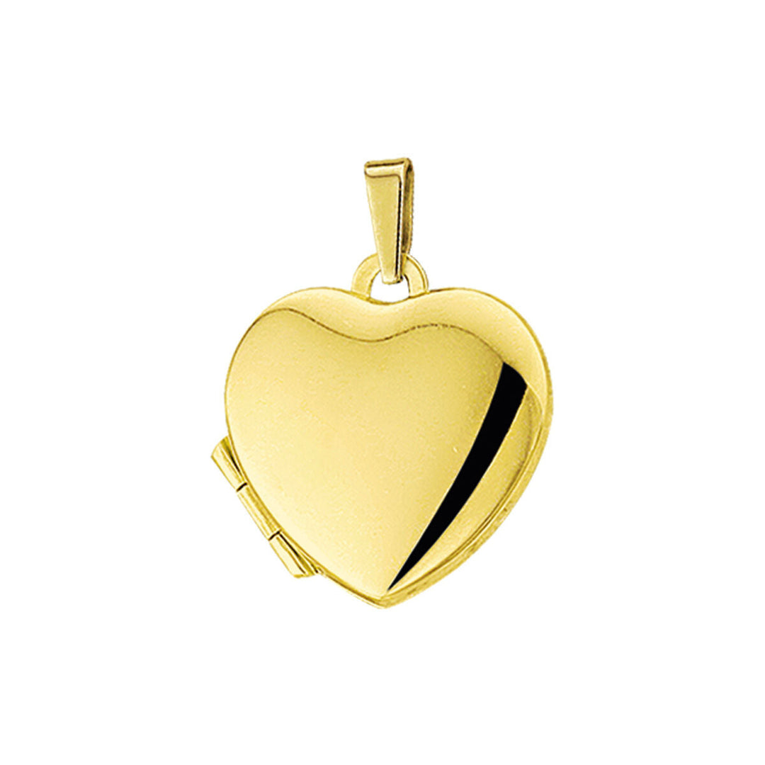 Medaillon Herz 14K Gelbgold