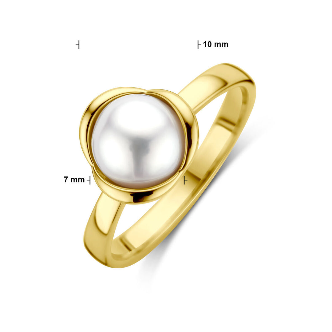 Ring Perle 14K Gelbgold
