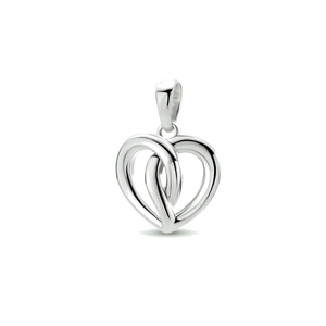 Silber-Herz-Anhänger