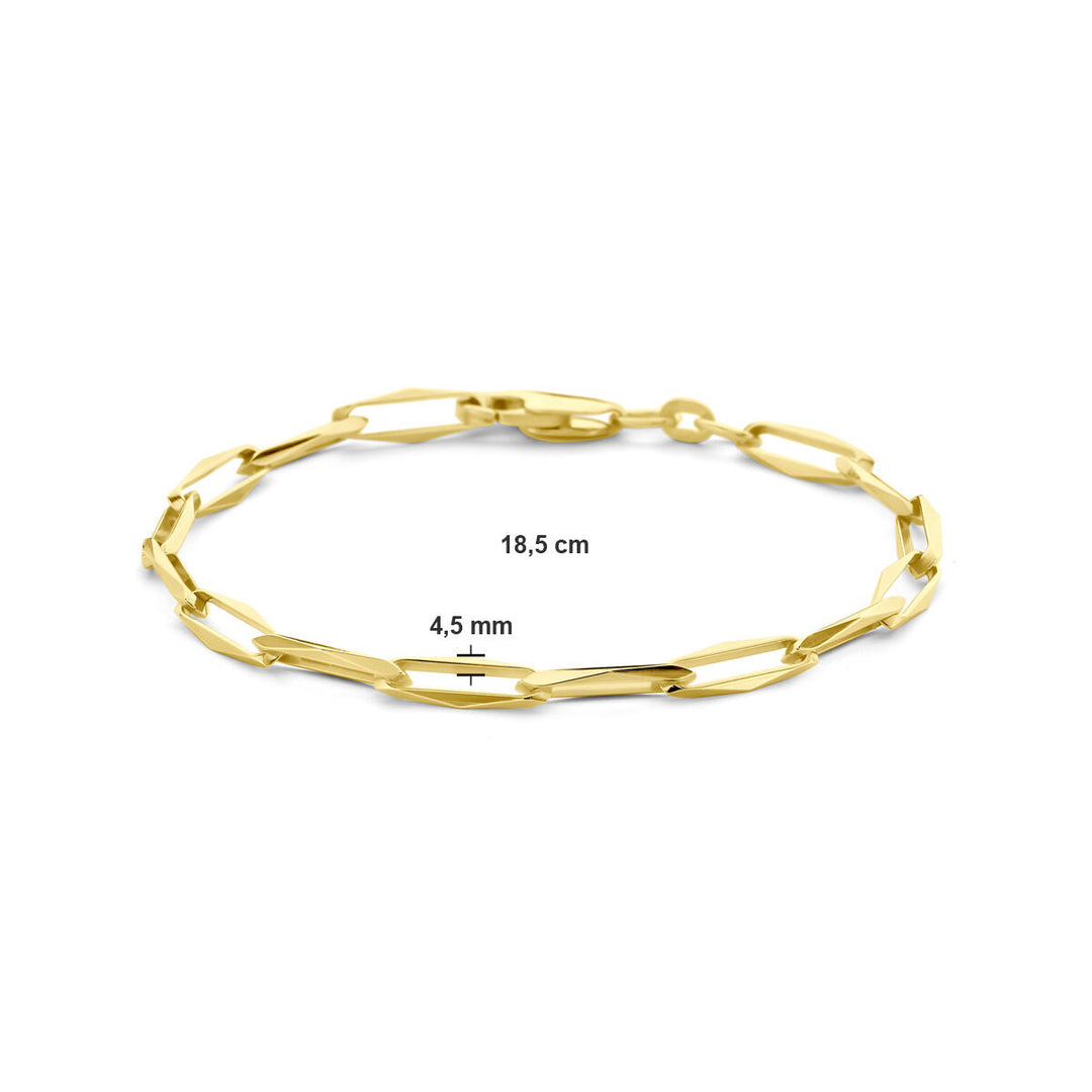 Goldarmband Damen geschlossen für immer massiv 14K