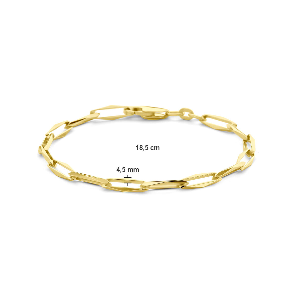 Goldarmband Damen geschlossen für immer massiv 14K