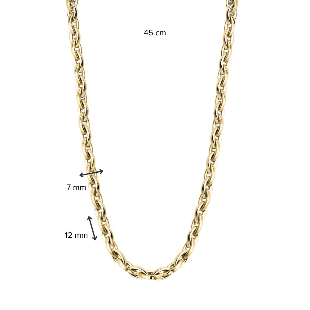 14K Gelbgold-Halskette für Damen – Stilvolles und zeitloses Design