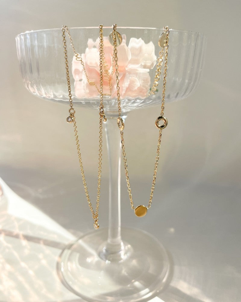 Collier Gelbgold