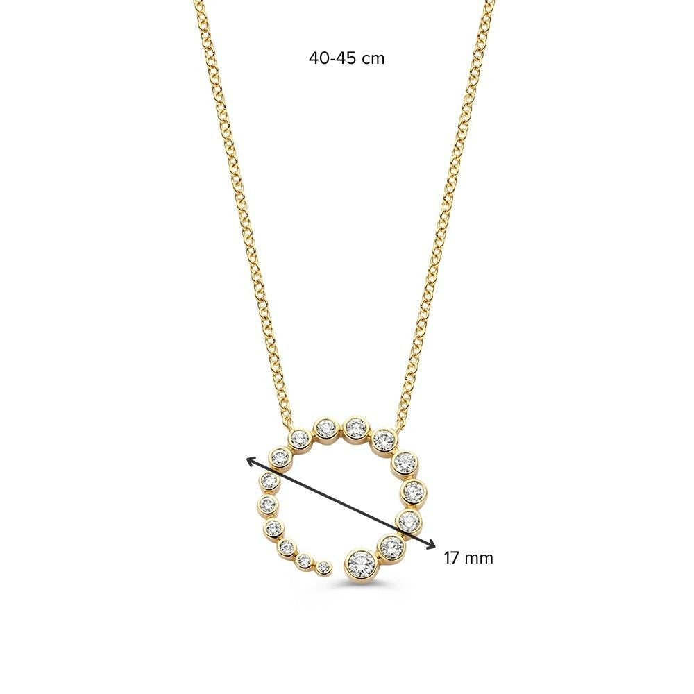 Atemberaubende Goldkette mit 0,50 Karat Brillanten