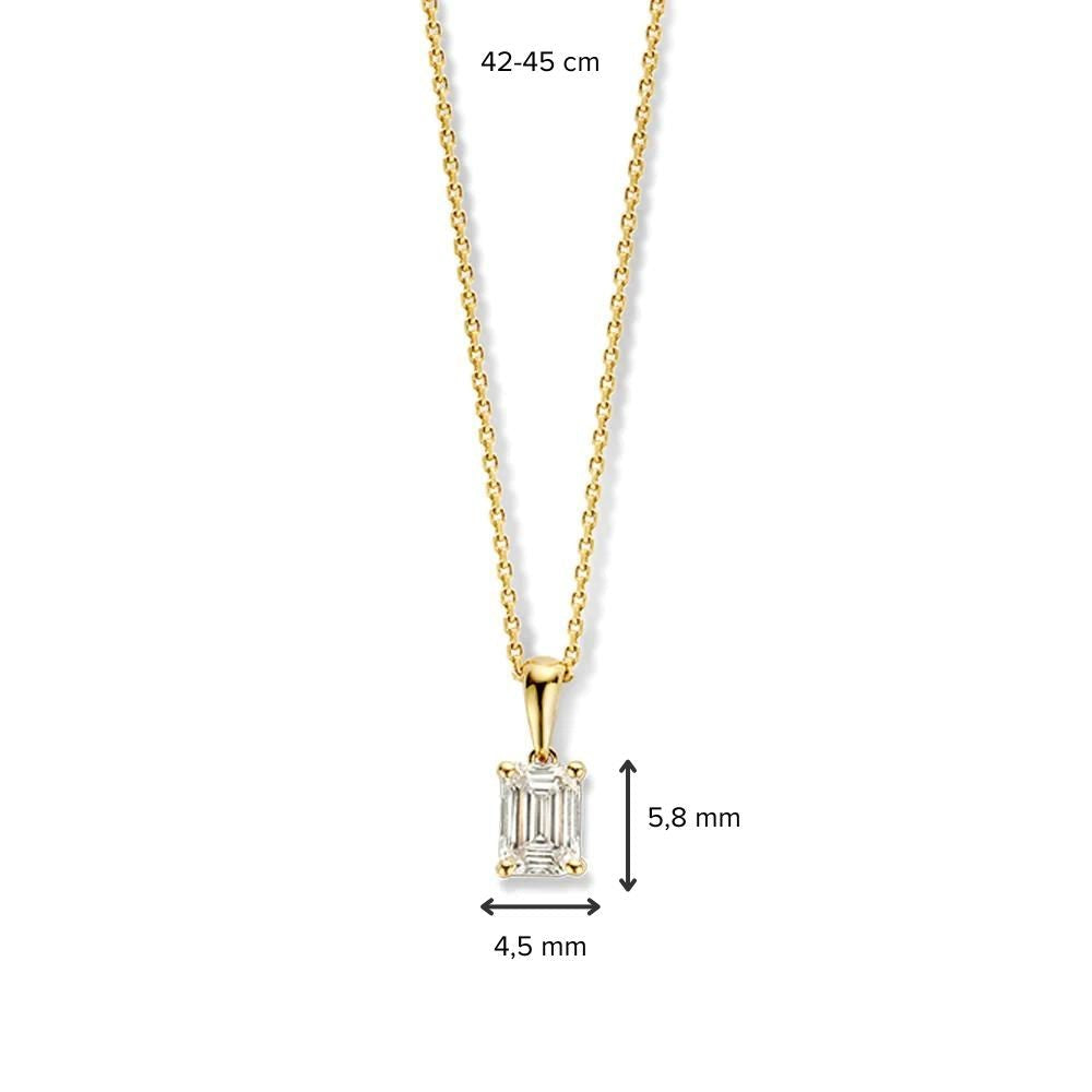 Halskette Nora 0,50 Karat Gelbgold