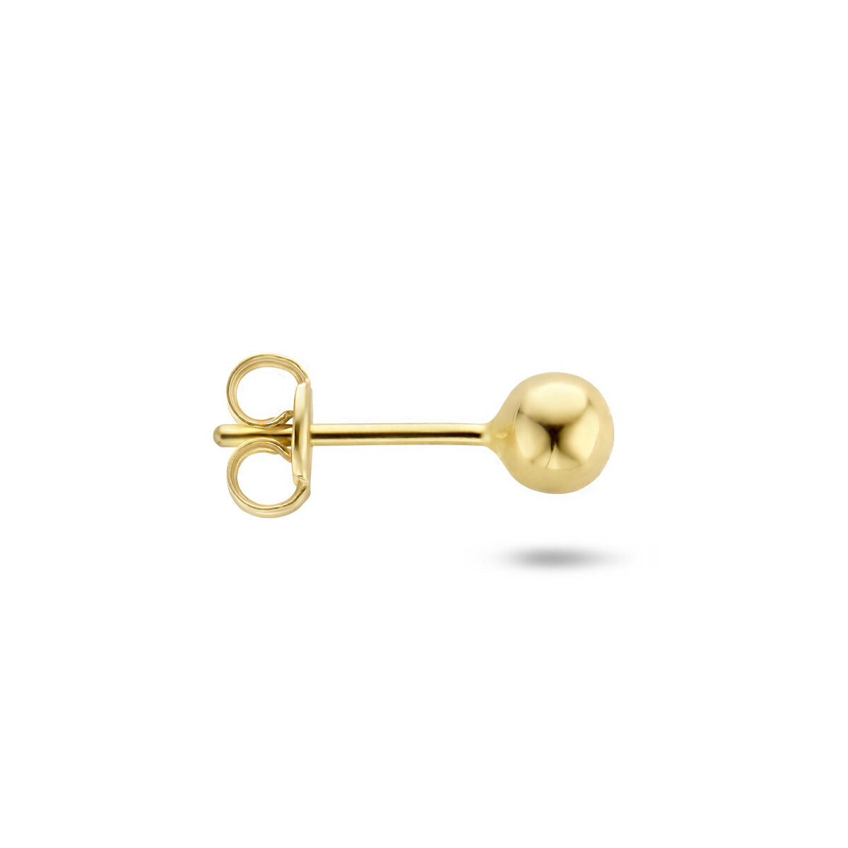 Ohrstecker Kugel pro Stück 14K Gelbgold