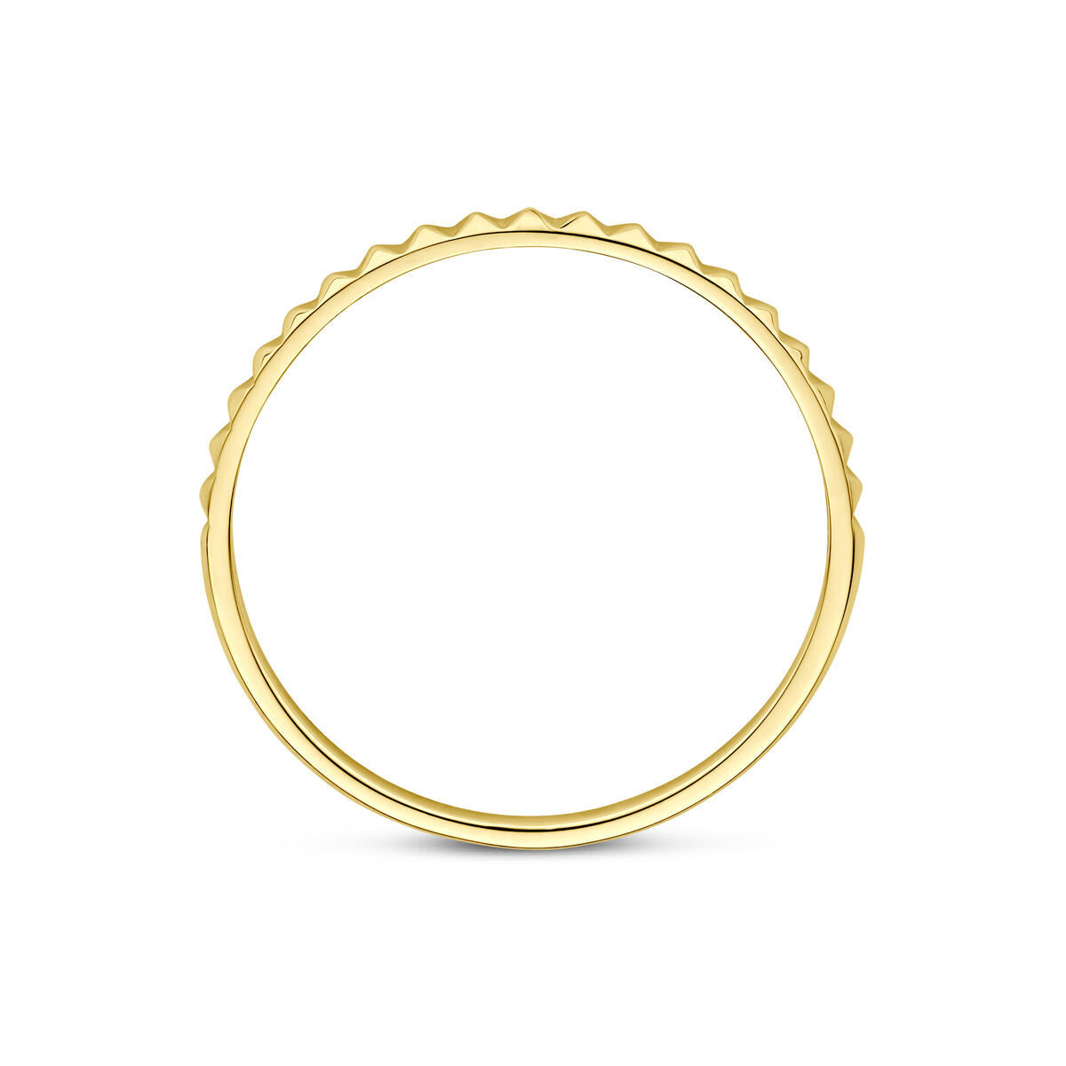 14K Gelbgold-Ansteckring – 1,5 mm breit