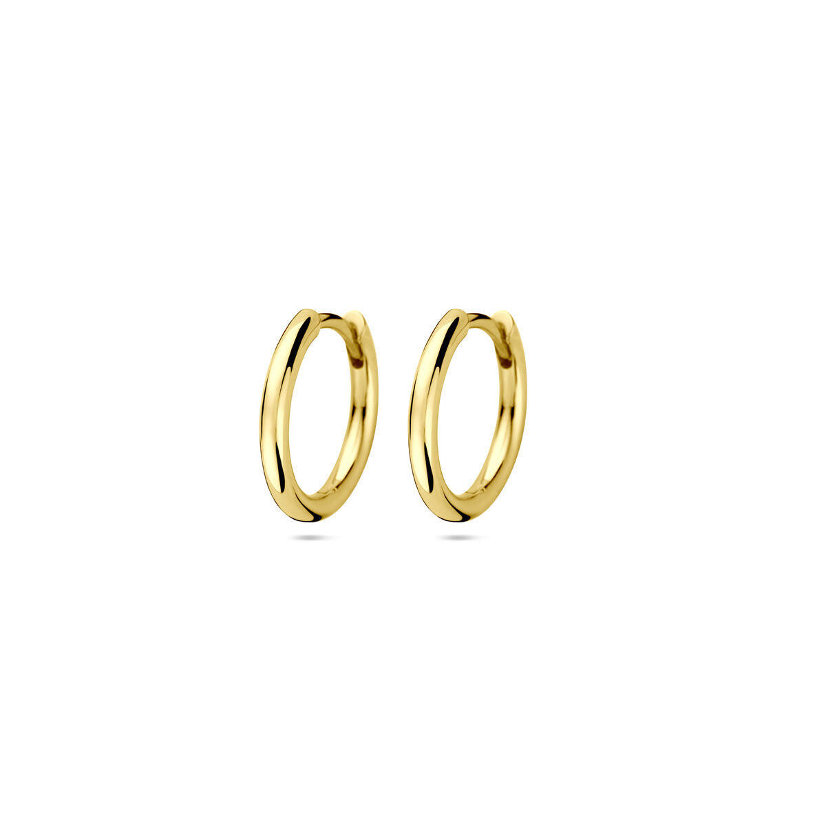 Klapp-Ohrringe aus 14K Gelbgold mit einem Durchmesser von 1,8 mm