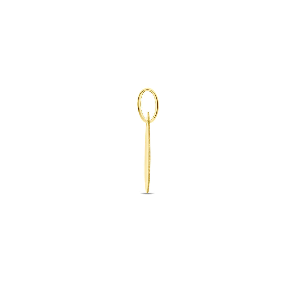 Gravuranhänger 19 mm 14K Gelbgold