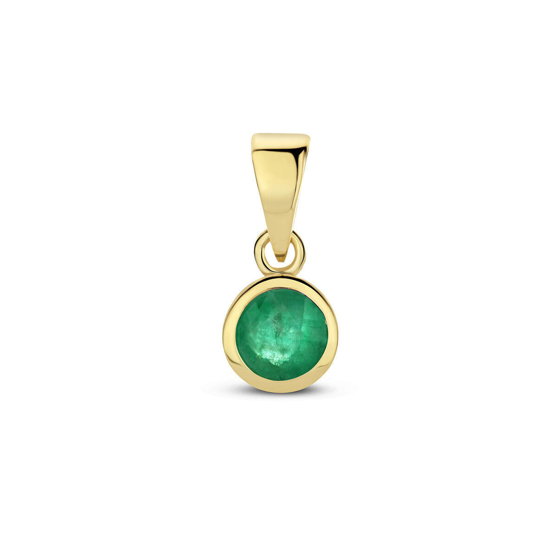 Anhänger mit Geburtsstein 14K Gelbgold