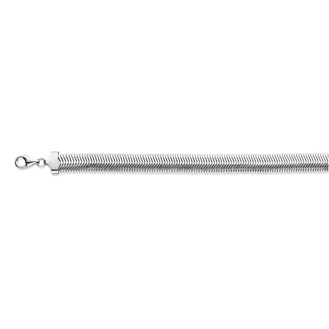 slang bol 10 mm zilver gerhodineerd