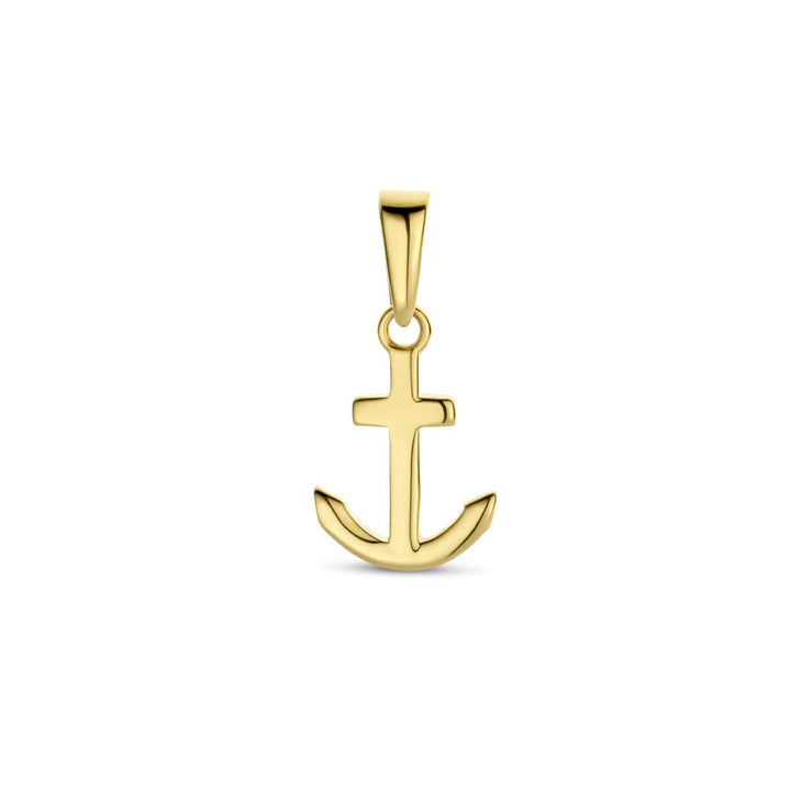 Anhänger Anker 14K Gelbgold