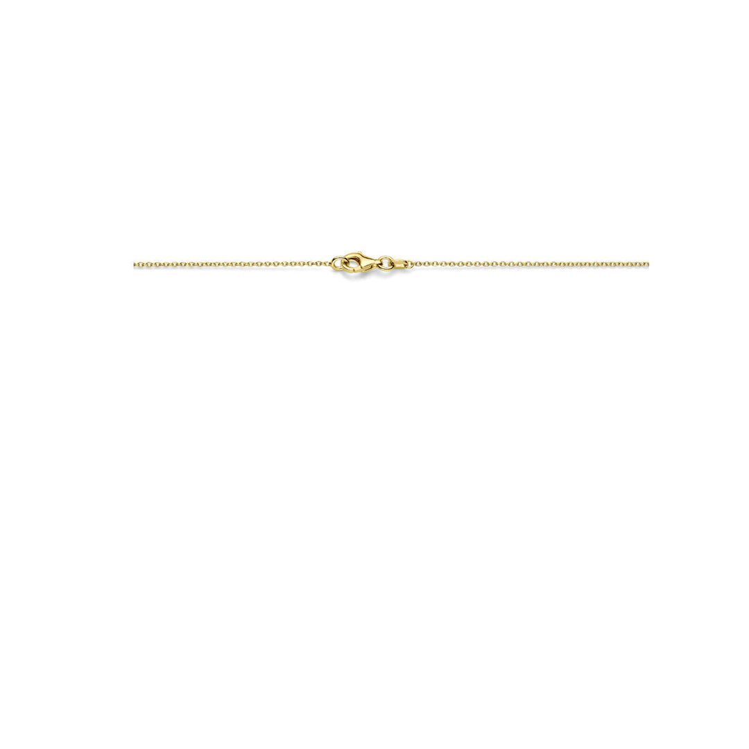 Halskette Tropfen 45 cm 14K Gelbgold