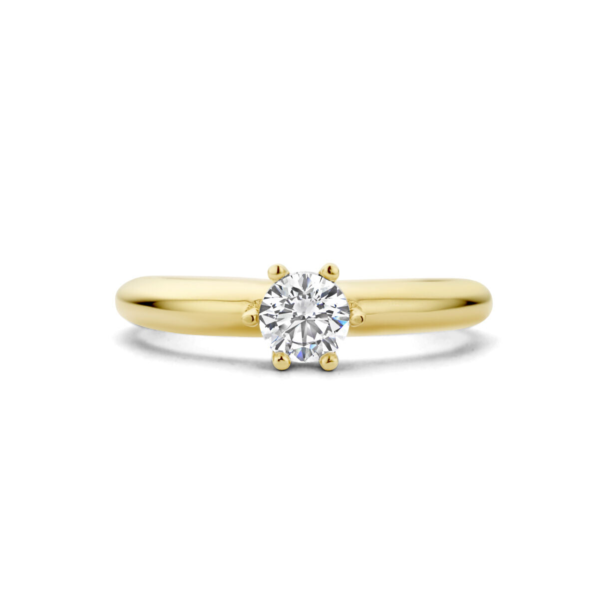 Ring Zirkonia 14K Gelbgold