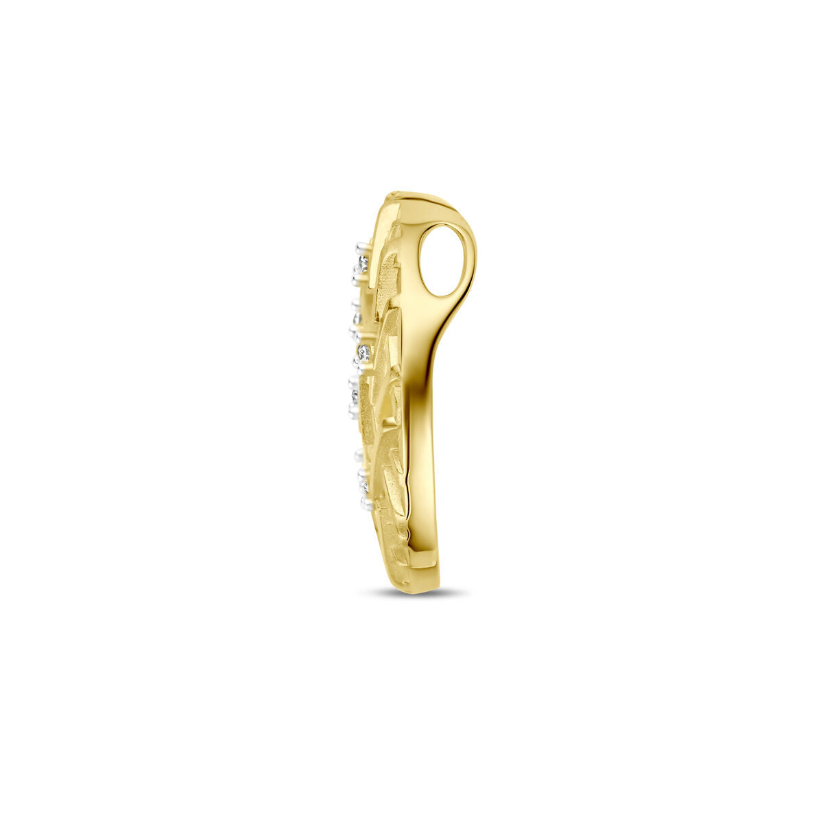 Anhänger Diamant 0.075kt H SI 14K Gelbgold