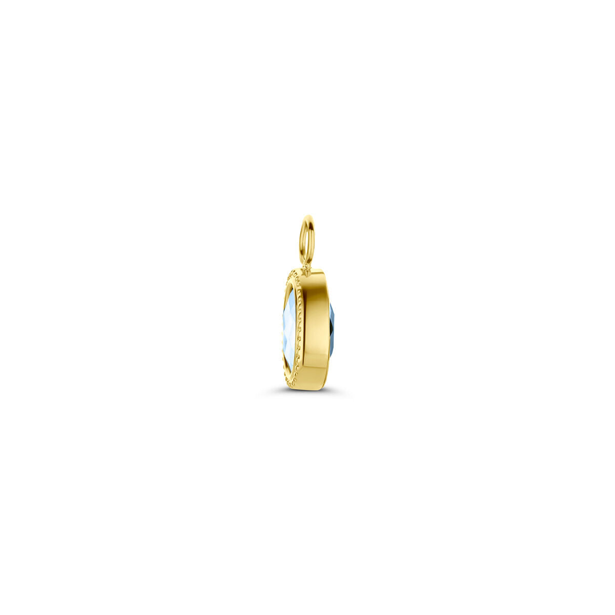 Ohrringanhänger London Blue Topas 14K Gelbgold