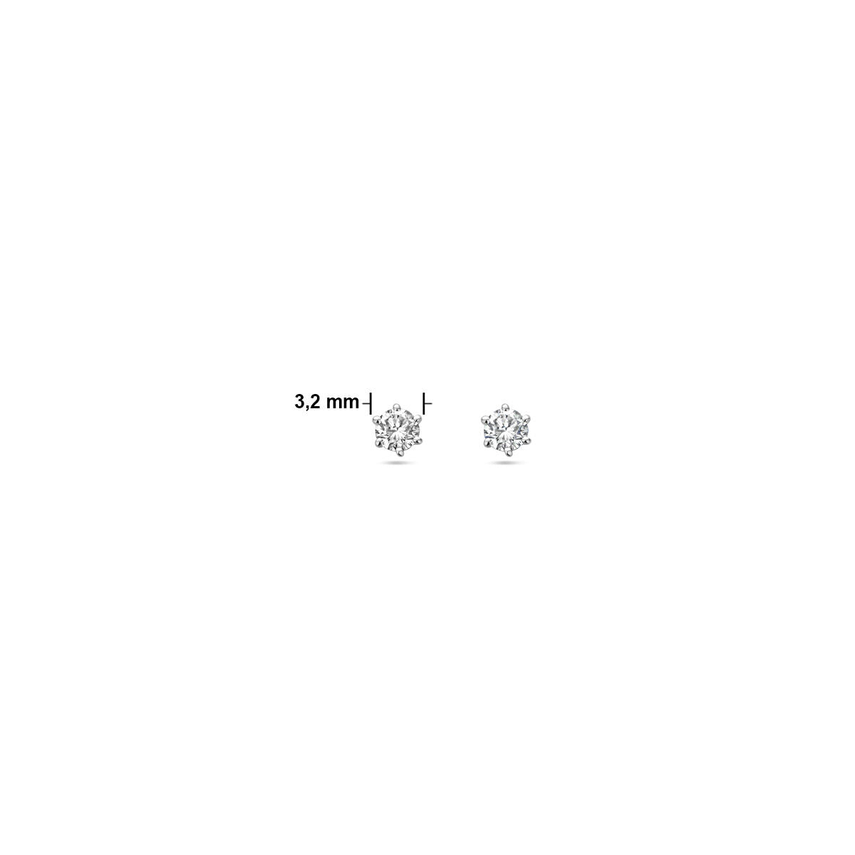 Ohrstecker Diamant h si 14K Weißgold
