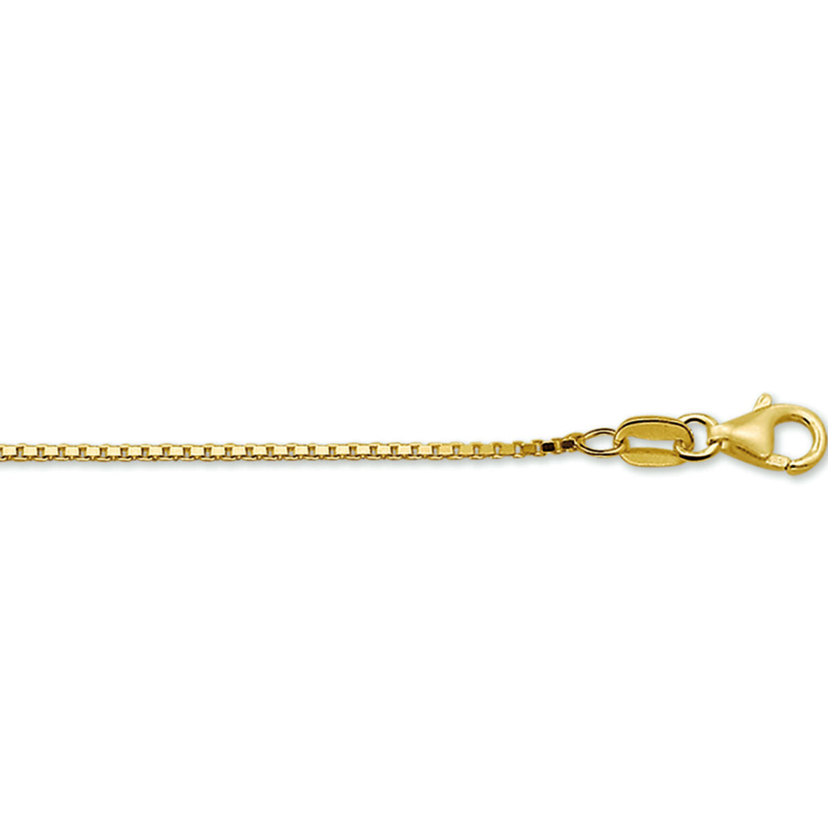 Venezianische Halskette 1,3 mm 14K Gelbgold