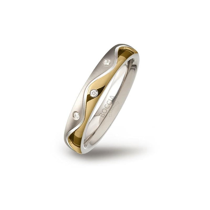Boccia-Titanring, zweifarbig, Durchmesser 3/0,015 – 0150-03