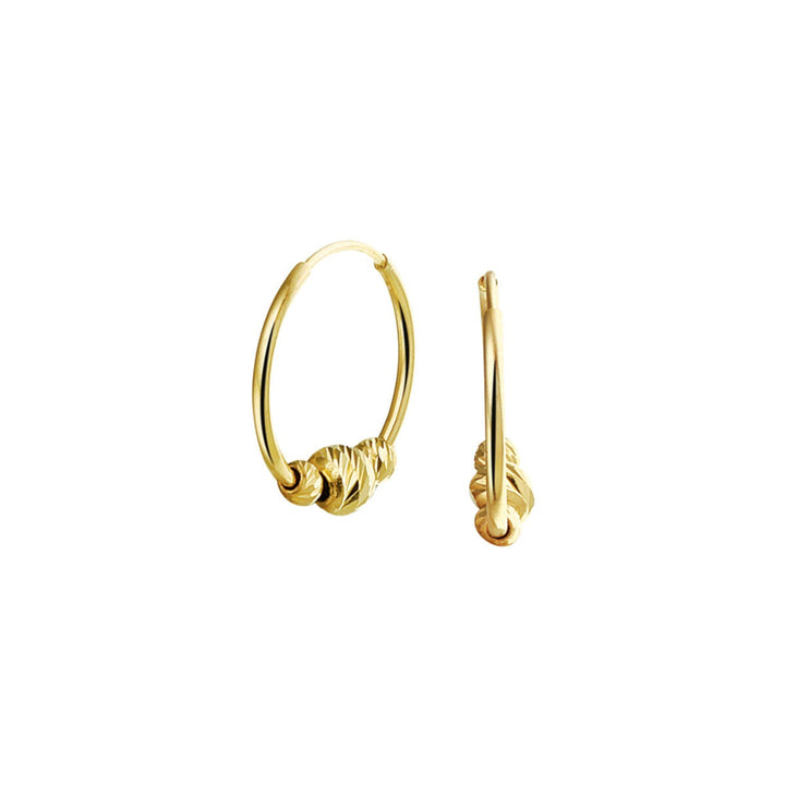 Ohrringe Perlen 14K Gelbgold