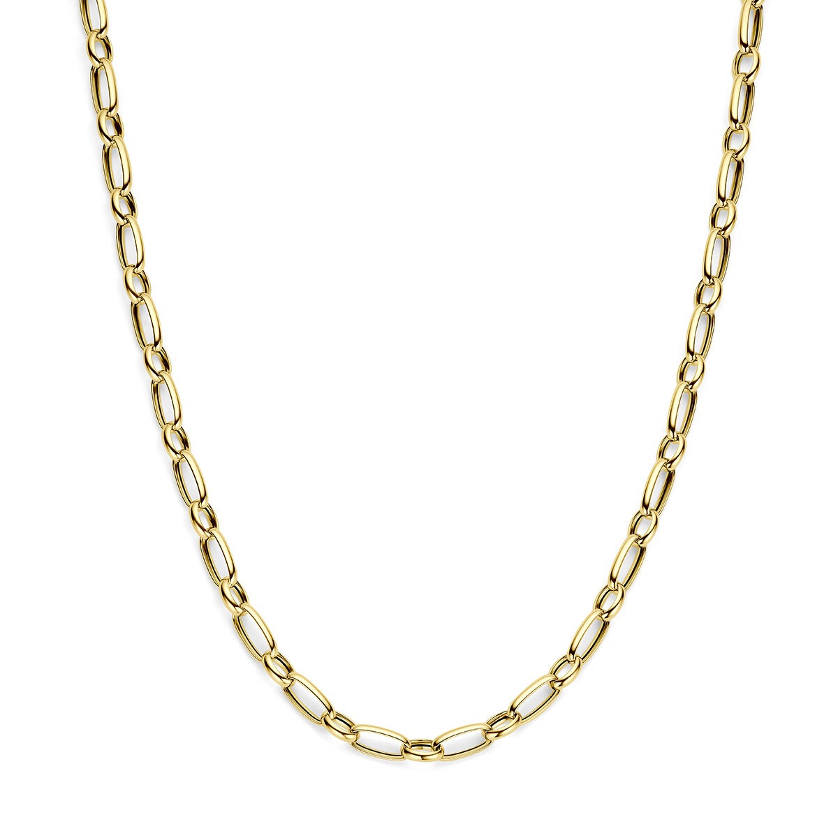 9k Geelgouden anker collier