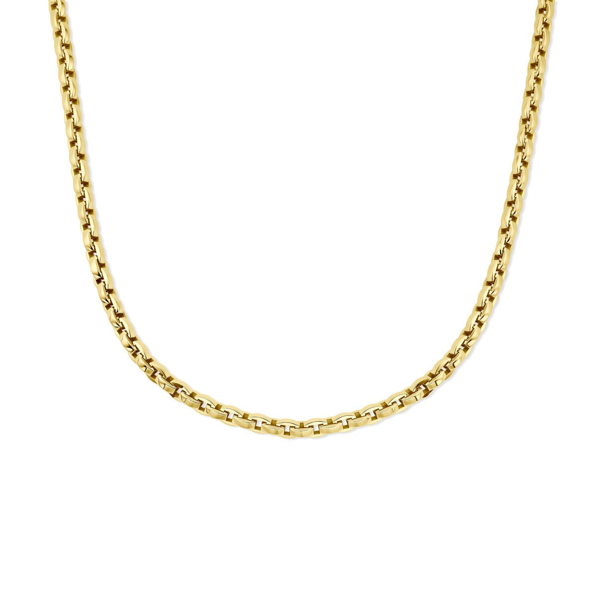Venetianische Armband aus 14 Karat Gelbgold, 5,3 mm breit und 45 cm lang