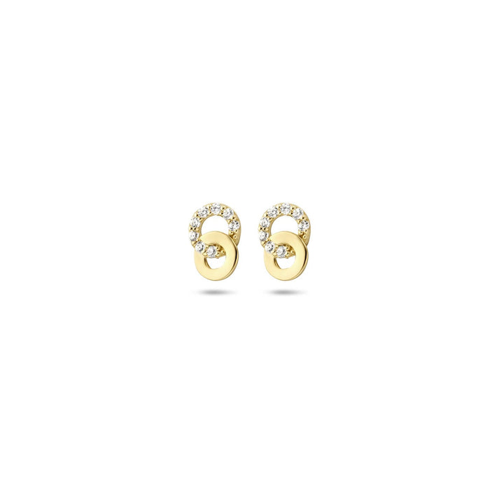 Ohrstecker Zirkonia 14K Gelbgold