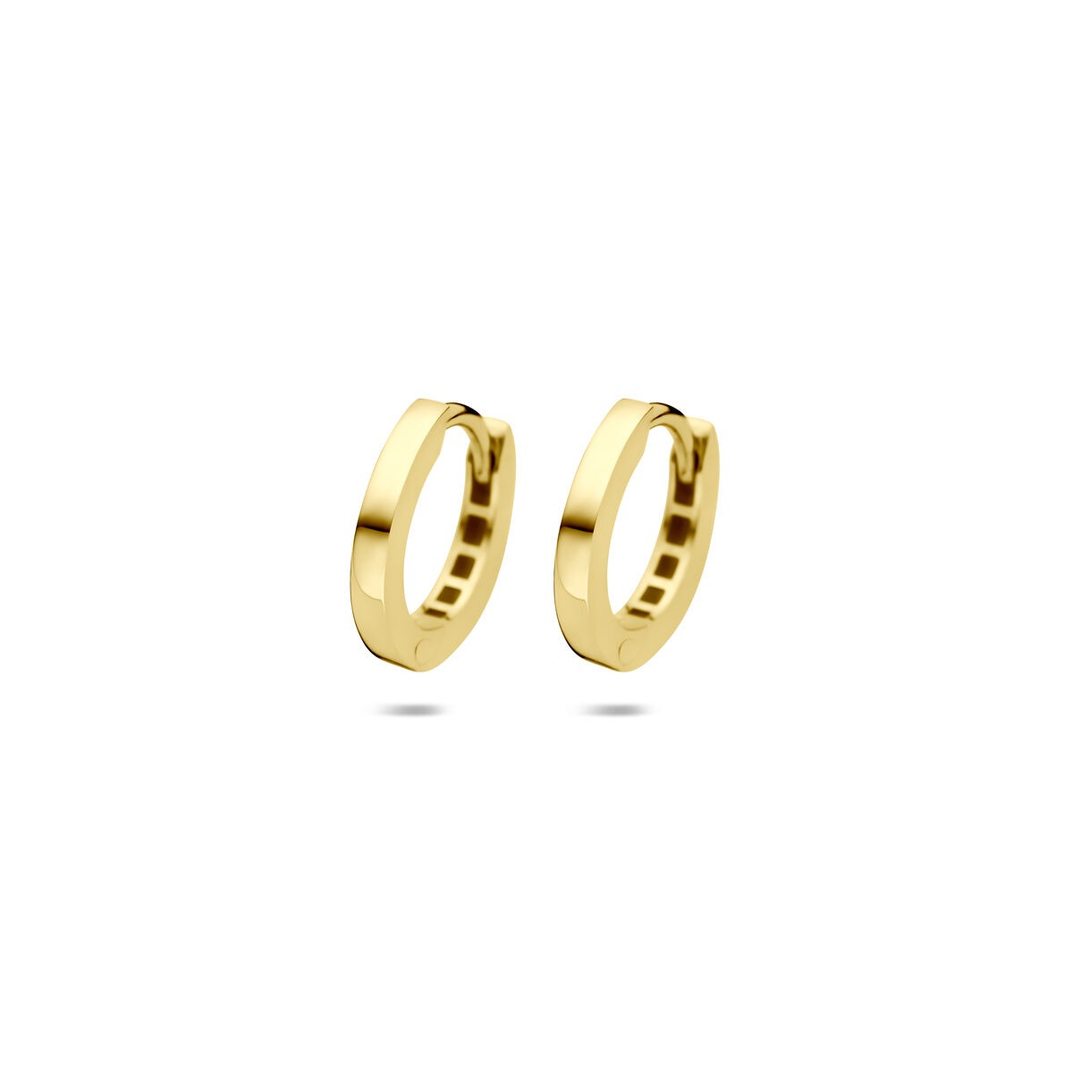 9-karätige Gelbgold Klapp-Ohrringe mit einer Bügeldicke von 2 mm