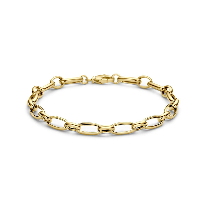 9k Geelgouden anker armband