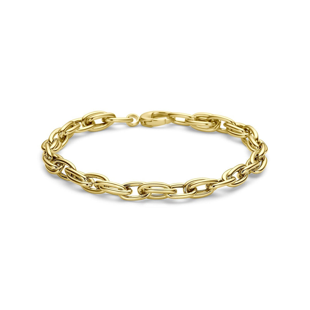 9k Geelgouden anker armband