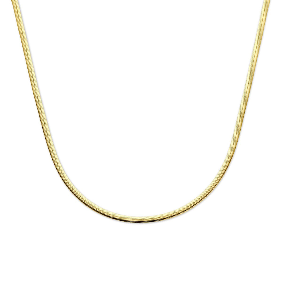 Gourmette Kette aus 925 Silber mit vergoldeter Oberfläche, 4 mm dick