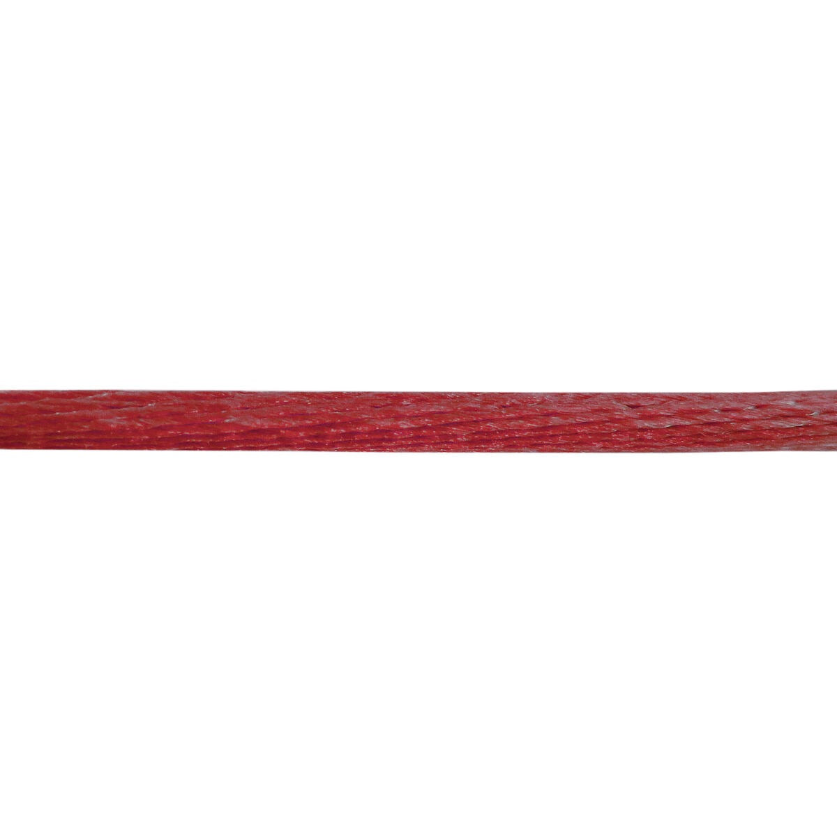 Rotes Satinarmband aus feinem Material, schlichtes Design ohne weitere Details