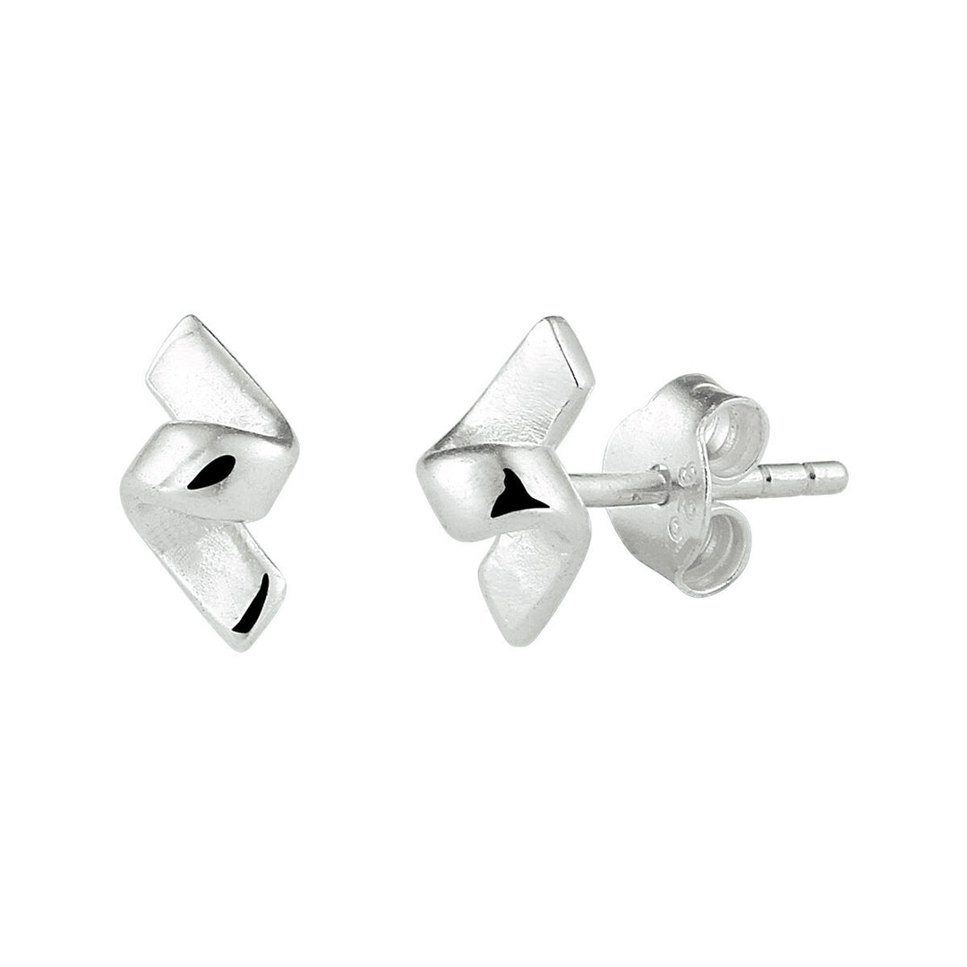 Ohrstecker silberweiß