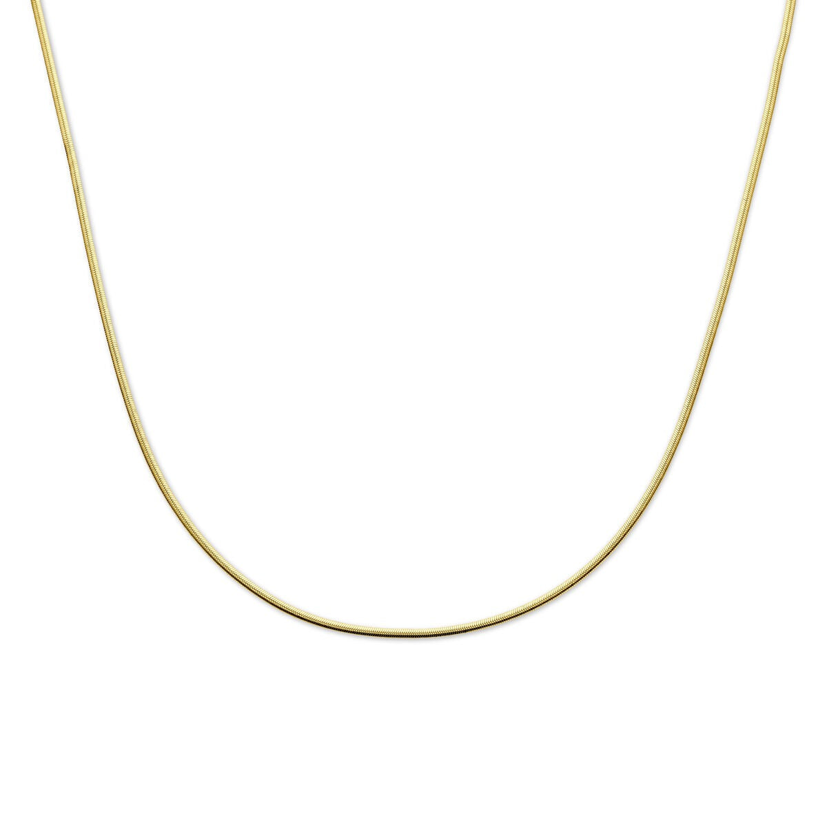 Gourmette-Kette aus 925 Silber mit gelbgoldener Plattierung, 2 mm dick