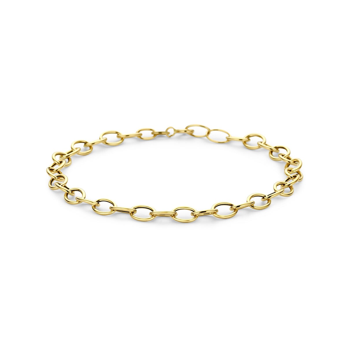14k Gelbgold-Armband mit Ankerkettengliedern