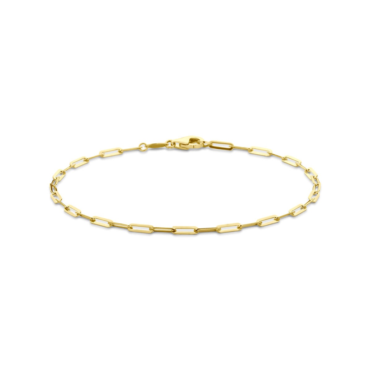 9k Gelbgoldene Ankerarmband mit feinen Gliedern