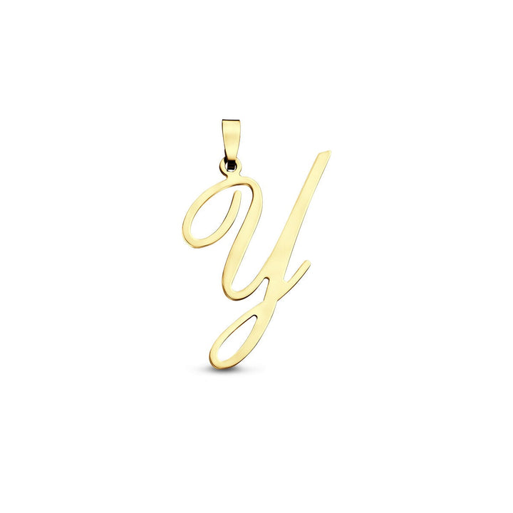 14k Geelgouden hanger lettervorm
