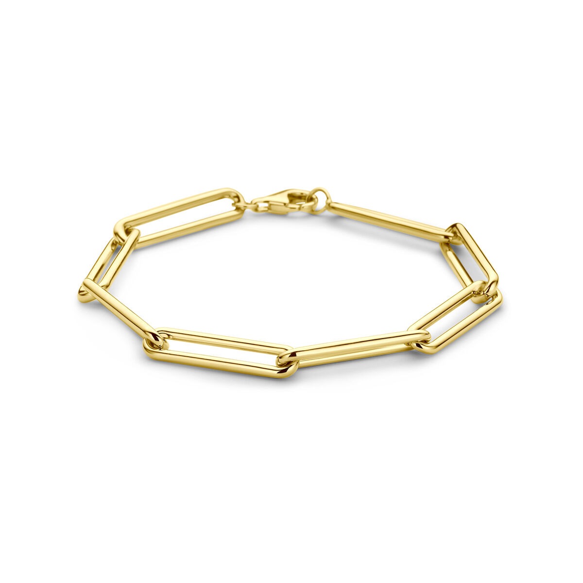 14k Gelbgoldene Ankerarmband mit 5,8 mm breiten Gliedern